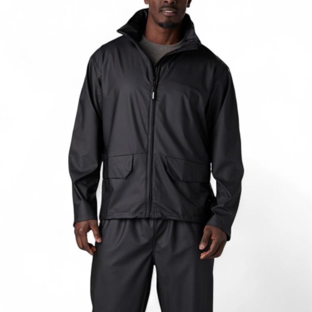 Helly Hansen Workwear Men's Stretch Voss Waterproof Rain Jacket Black Size S